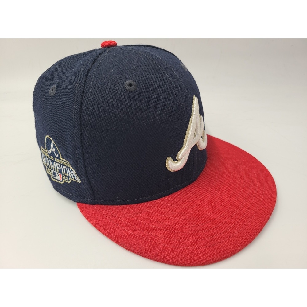 Atlanta Braves 2021 World Series‎ Champions New Era 59Fifty Fitted 6 7/8 Hat Cap